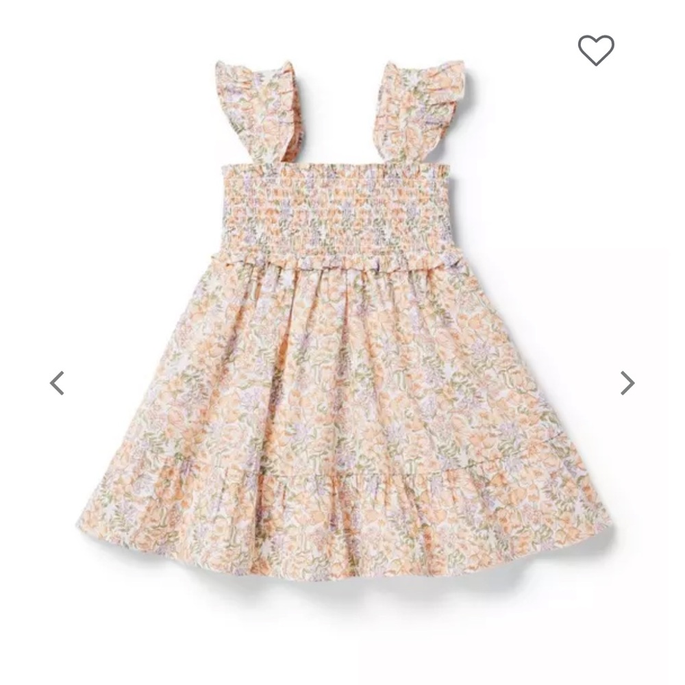 Janie and Jack THE EMILY FLORAL SMOCKED SUNDRESS size 3T